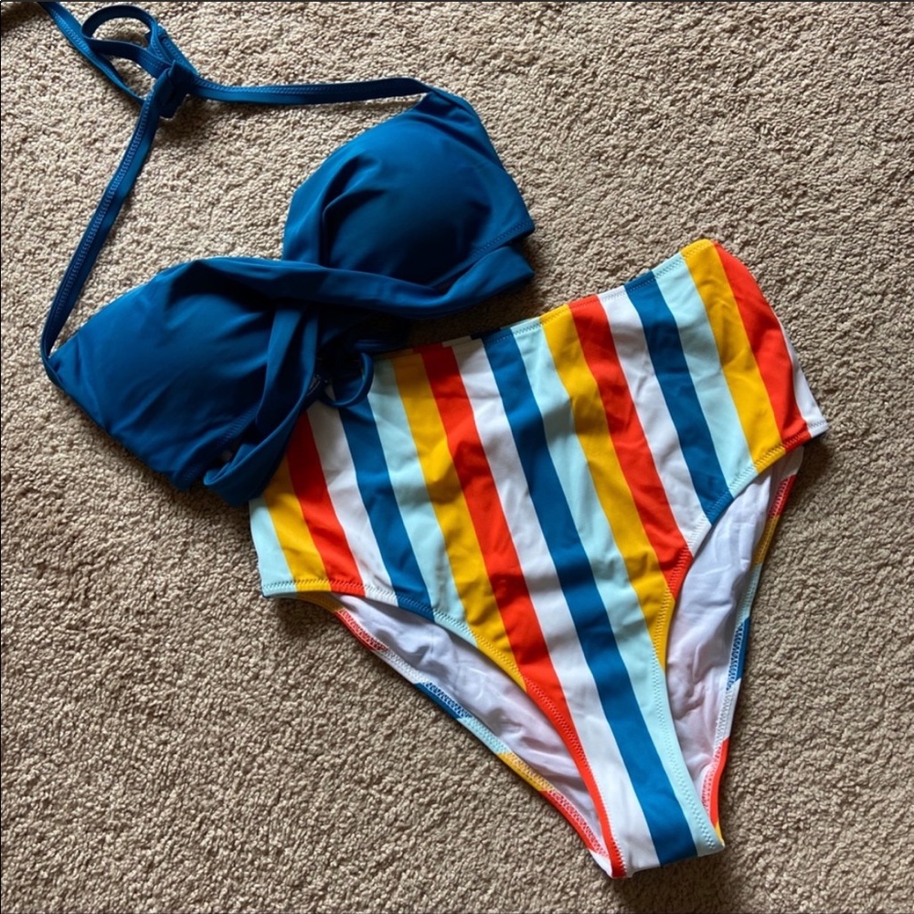 High waisted swimsuit